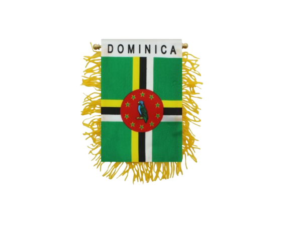 Dominica Mini Flag Banner