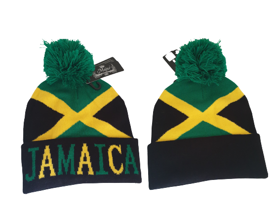 Jamaica Pom Pom Beanie