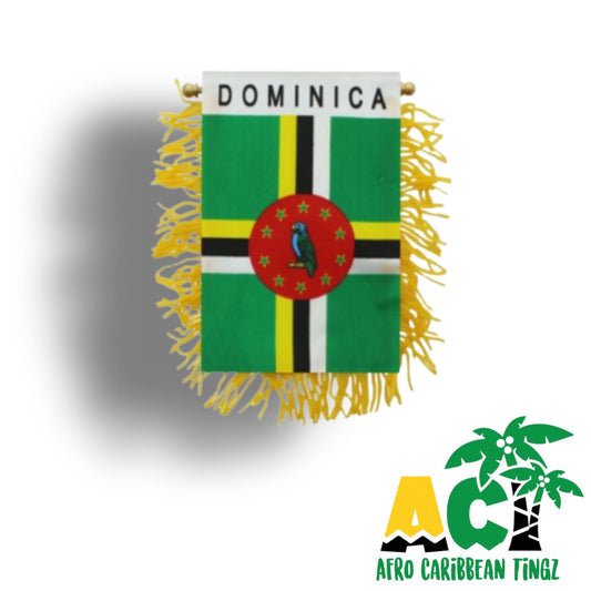 Dominica Mini Flag Banner