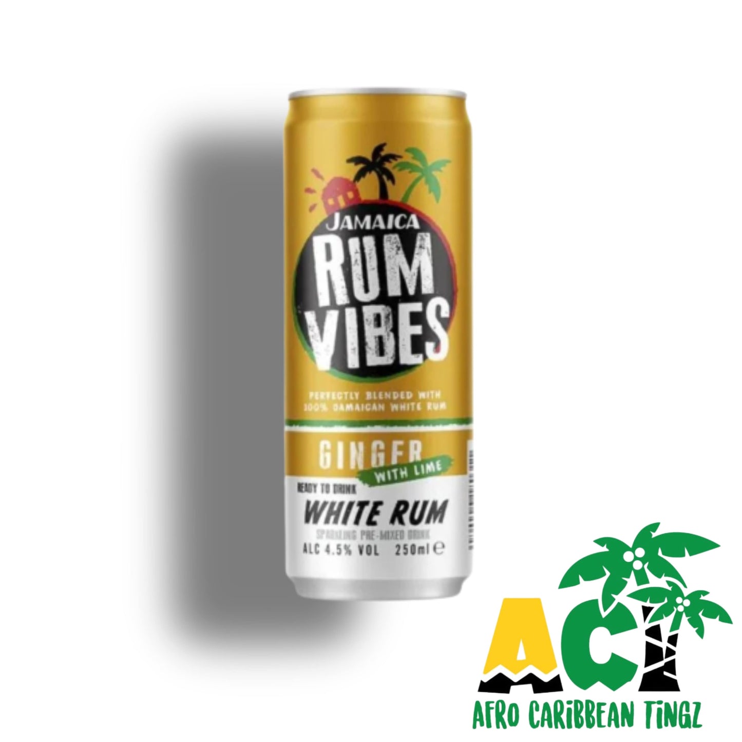 Jamaica Rum Vibes  Ginger Lime 250ml